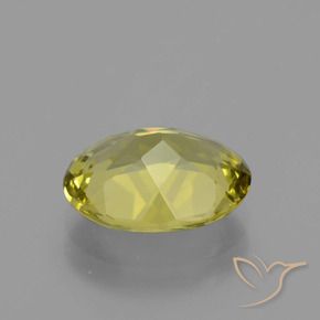 Apatito Amarillo medio natural de 3.49 ct, Ovalada, VS