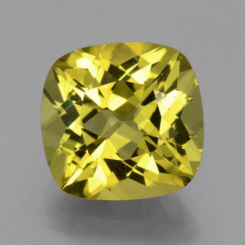 Apatito Amarillo medio natural de 7.83 ct, Corte Cojín, VS