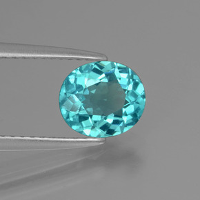 Apatito Azul natural de 1.34 ct, Corte Óvalo, VS-SI