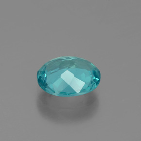 Apatito Verde azul natural de 1.52 ct, Corte Óvalo, VS