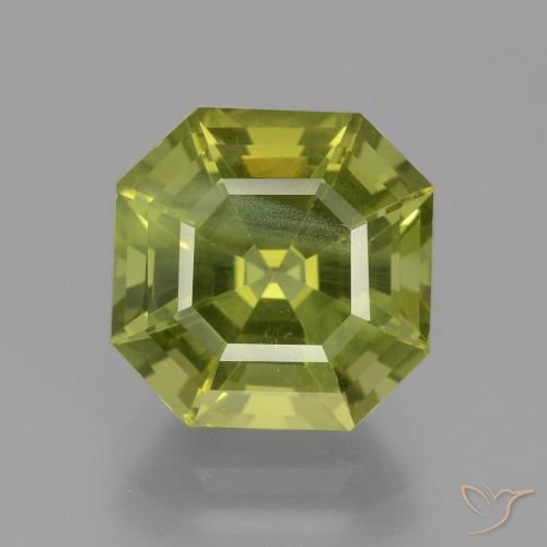 6.64ct Natural Verde terroso claro Apatito, corte esmeralda, VS