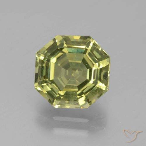 2.43ct Natural Amarillo medio Apatito, corte esmeralda, VVS-VS