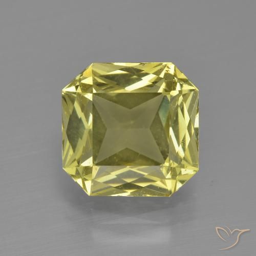 3.54ct Natural Amarillo medio Apatito, corte esmeralda, VS
