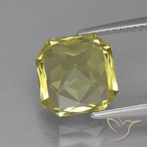 Apatito Amarillo medio natural de 3.54 ct, Corte Octágono / Esmeralda, VS