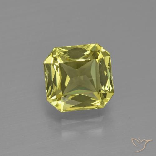 2.14ct Natural Amarillo medio Apatito, corte esmeralda, VVS-VS