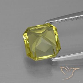 Apatito Amarillo medio natural de 2.14 ct, Corte Octágono / Esmeralda, VVS-VS