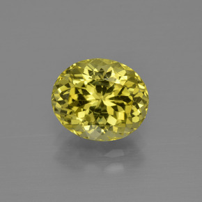 Apatito Amarillo claro medio natural de 2.48 ct, Corte Óvalo, VS