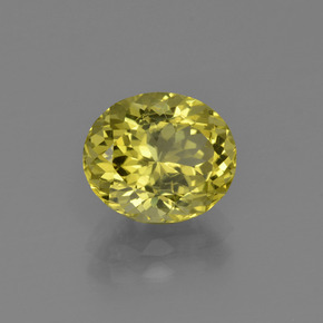 Apatito Amarillo claro medio natural de 2.48 ct, Corte Óvalo, VS