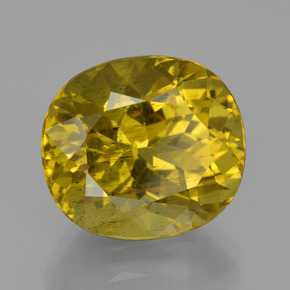 Apatita amarillo natural de 11,65 ct, corte óvalo, VS-SI
