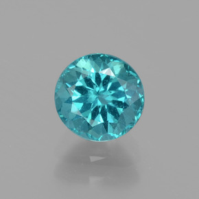 Apatita verde natural de 1,14 ct, corte redondo, VS