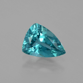 Apatita verde natural de 0,95 ct, trillón, VS