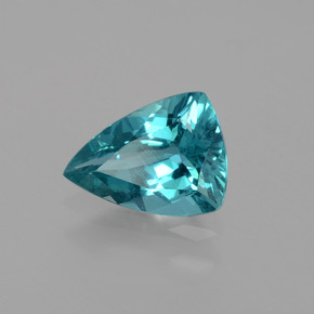 Apatita verde natural de 0,95 ct, trillón, VS