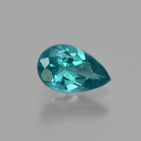 Apatita verde natural de 1,26 ct, en forma de pera, VS