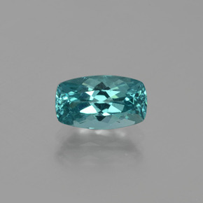 Apatita azul natural de 1,91 ct, corte cojín, VS