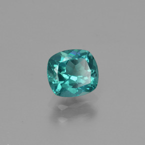 Apatito Verde azul natural de 0.81 ct, Corte Cojín, VS