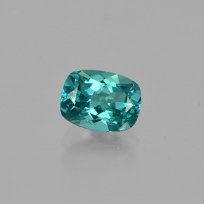 Apatita verde natural de 1,17 ct, corte cojín, VS
