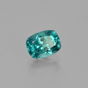 Apatita verde natural de 1,17 ct, corte cojín, VS