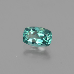 Apatito Verde azul natural de 1.06 ct, Corte Cojín, VS