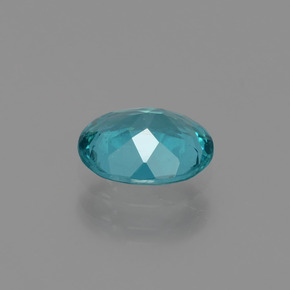 Apatita azul natural de 1,40 ct, corte óvalo, VS