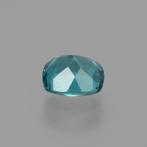 Apatita azul natural de 1,25 ct, corte cojín, VS