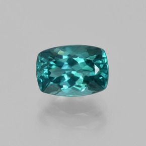 Apatito Azul verdoso natural de 1.57 ct, Corte Cojín, VS