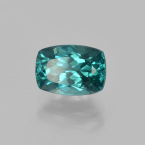 Apatito Azul verdoso natural de 1.57 ct, Corte Cojín, VS