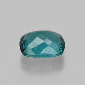 Apatita azul natural de 1,92 ct, corte cojín, VS