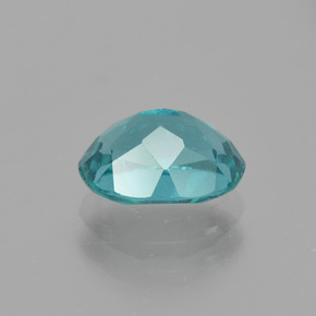Apatita azul natural de 1,38 ct, corte óvalo, VS