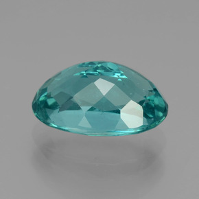 Apatita azul natural de 4,28 ct, corte óvalo, VS