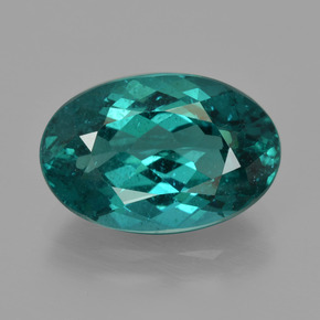 Apatito Azul verdoso natural de 5.14 ct, Corte Óvalo, VS