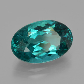 Apatito Azul verdoso natural de 5.14 ct, Corte Óvalo, VS