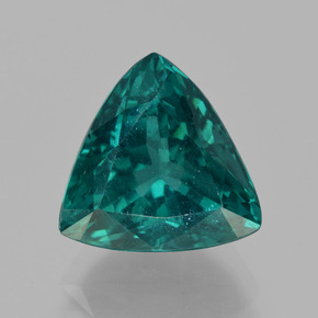 Apatita verde natural de 5,57 ct, trillón, VS