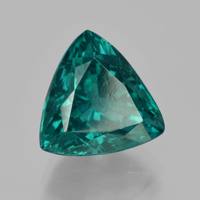 Apatita verde natural de 5,57 ct, trillón, VS