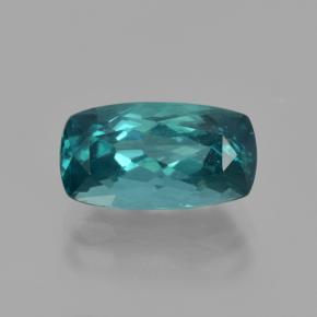 Apatita verde natural de 2,88 ct, corte cojín, VS