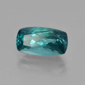 Apatita verde natural de 2,88 ct, corte cojín, VS