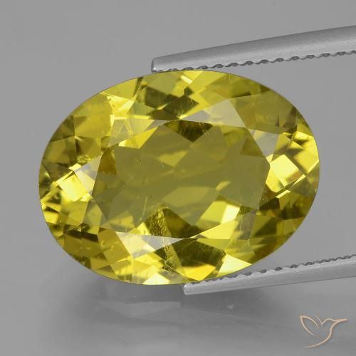 8.52ct Natural Amarillo púrpura Apatito, Ovalada, VS-SI