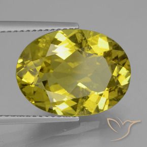 Apatito Amarillo púrpura natural de 8.52 ct, Ovalada, VS-SI