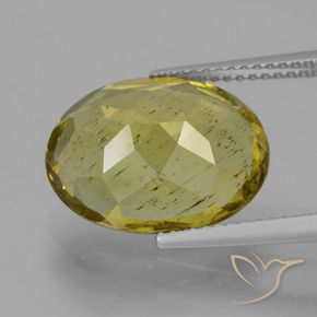 Apatito Amarillo medio natural de 7.28 ct, Ovalada, VS-SI
