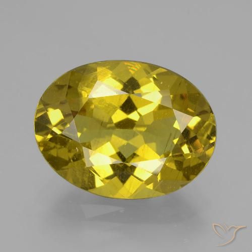 8.20ct Natural Amarillo otoño Apatito, Ovalada, VS-SI