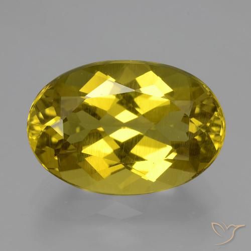 9.00ct Natural Amarillo amarronado Apatito, Ovalada, VS