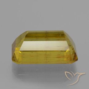 Apatito Amarillo dijón natural de 12.73 ct, Corte Octágono / Esmeralda, VS