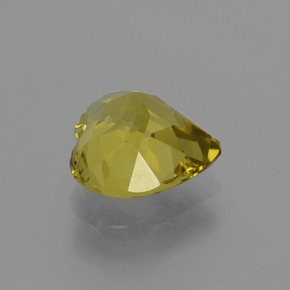 Apatita amarillo natural de 3,20 ct, forma de corazón, VVS-VS