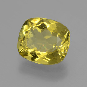 Apatito Amarillo púrpura natural de 4.28 ct, Corte Cojín, VS-SI