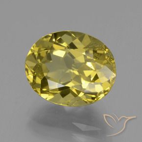Apatito Amarillo amarronado natural de 5.50 ct, Ovalada, VS
