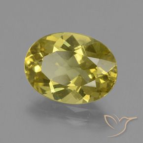 Apatito Amarillo medio natural de 3.90 ct, Ovalada, VS