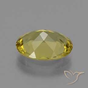 Apatito Amarillo medio natural de 3.90 ct, Ovalada, VS