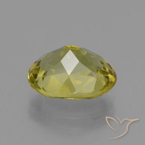 Apatito Amarillo medio natural de 4.45 ct, Ovalada, VVS-VS