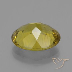 Apatito Dorado amarillento natural de 5.50 ct, Ovalada, VS-SI