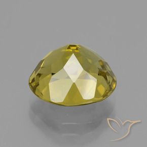Apatito Amarillo púrpura natural de 5.33 ct, Ovalada, VS