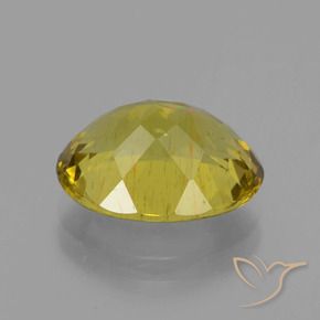 Apatito Amarillo medio natural de 4.73 ct, Ovalada, VS